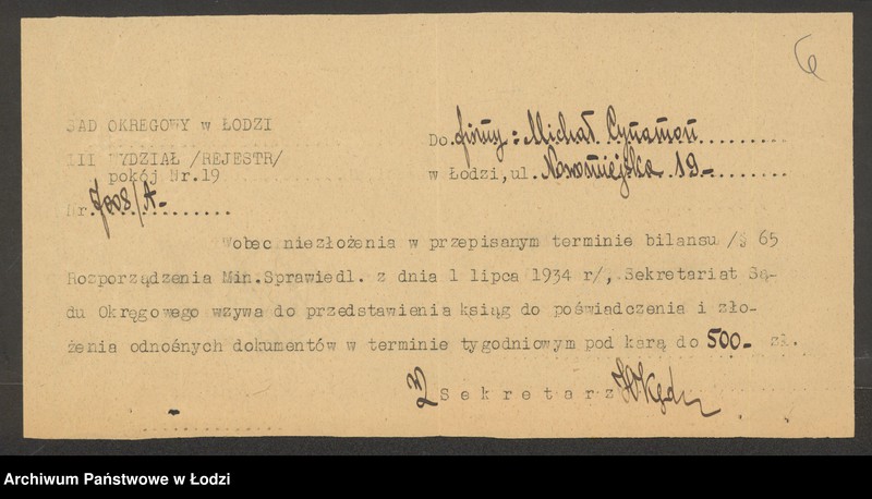 Obraz 8 z jednostki "Michał Cynamon – drobna sprzedaż chustek"