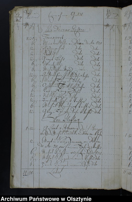 image.from.unit.number "Jahr Kirchen Rechnung der Waltersdorfschen Kirche aller Einnahme und Ausgabe wie auch Bau-Rechnung"