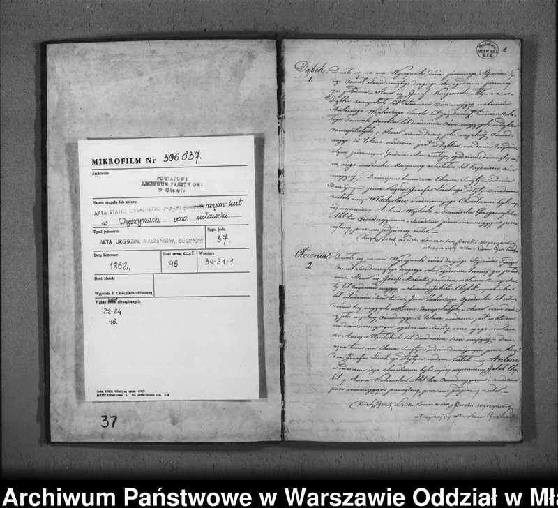 image.from.unit.number "Akta urodzeń, małżeństw i zgonów"