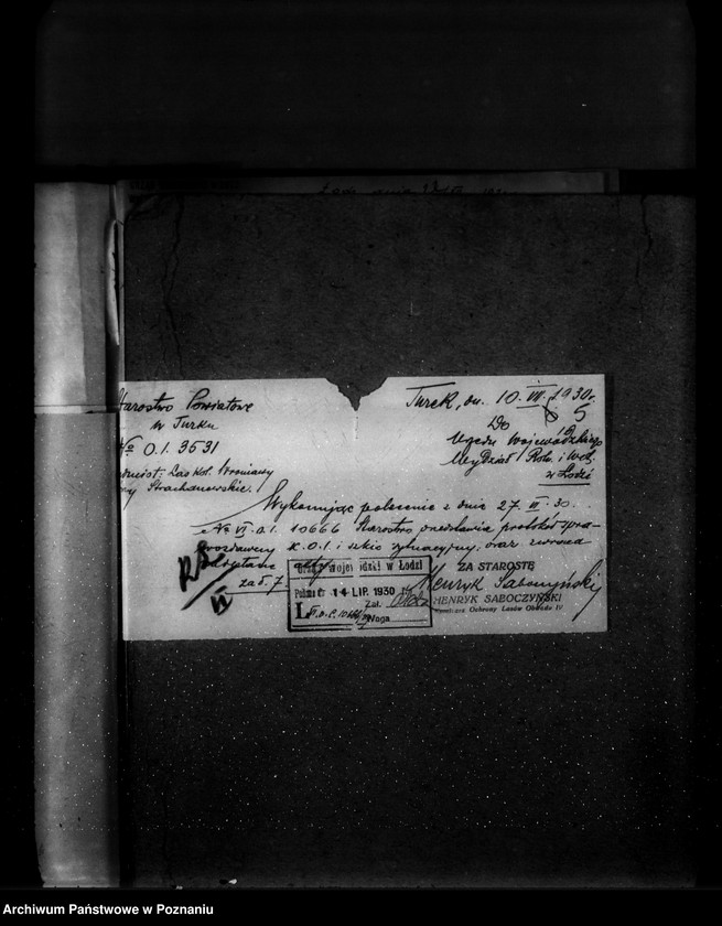 Obraz 9 z jednostki "Gmina Goszczanów powiat turecki /nadzór nad gospodarką leśną/"