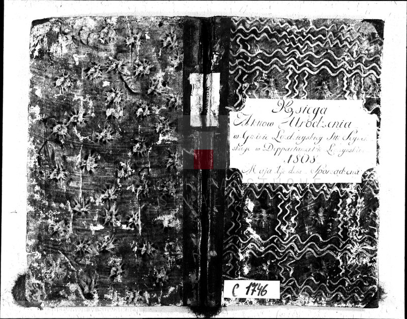Obraz 2 z jednostki "Księga Akttów Urodzenia w Gminie Łozdziejskiey Pttu Seyneńskiego w Deppartamentcie Łomżyńskim 1808 Maja 1 go dnia sporządzona"