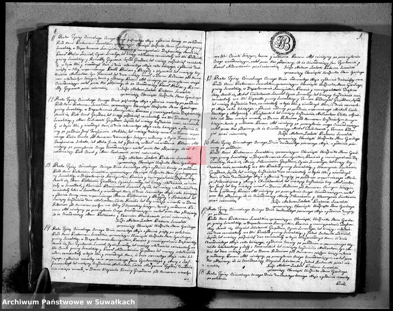 image.from.unit.number "Księga umarłych ru 1808 gminy suwalskiey, powiatu dąbrowskiego w departamencie łomżyńskim na rok 1808"
