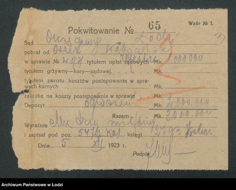 Obraz 5 z jednostki "Oszer-Oskar-Kapłański- kupno i sprzedaż materiałów włókienniczych"