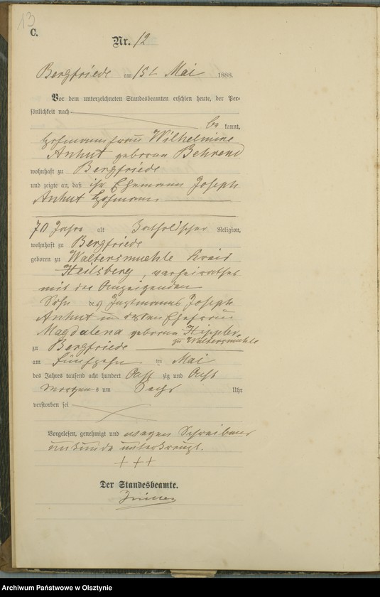 image.from.unit.number "Sterbe-Haupt-Register Nr 1 - 46"