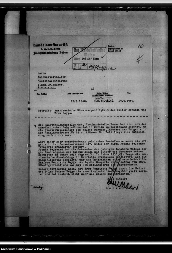 Obraz 14 z jednostki "Erfassung der Drogerien"