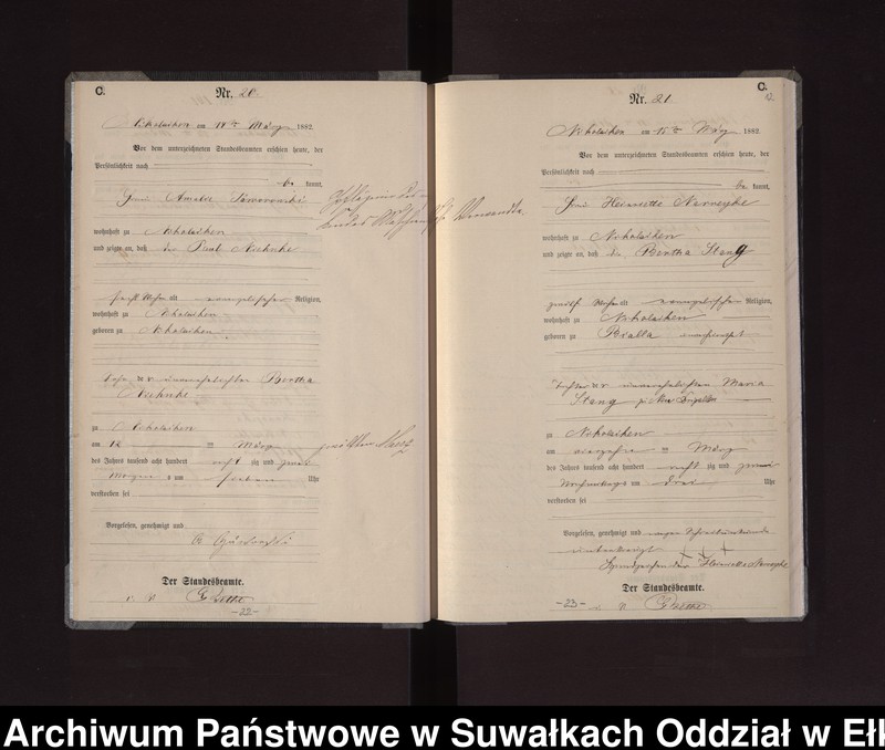 image.from.unit.number "Sterbe-Haupt-Register des Königlich Preussischen Standes-Amtes Stadt Nicolaiken Kreis Sensburg"