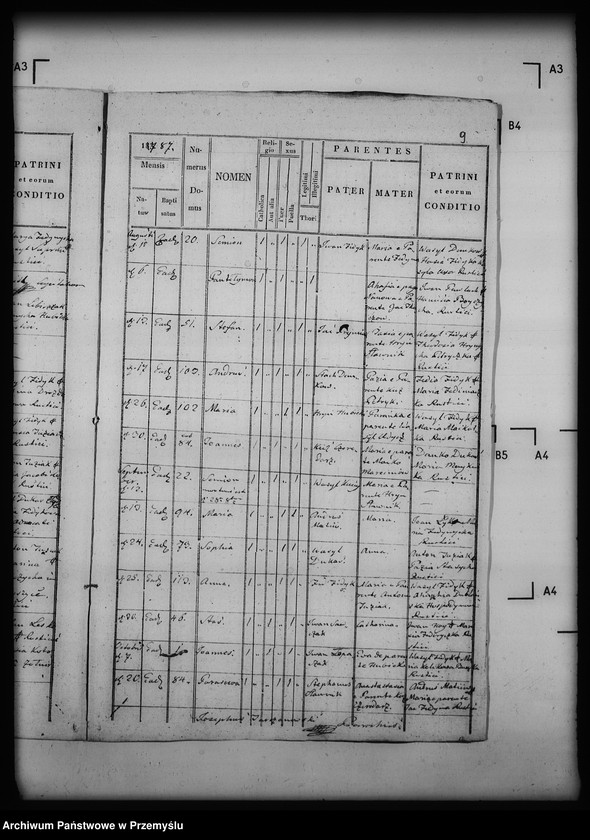 Obraz 13 z jednostki "[Kopie ksiąg metrykalnych parafii Łużek Dolny (dekanat Drohobycz)]"