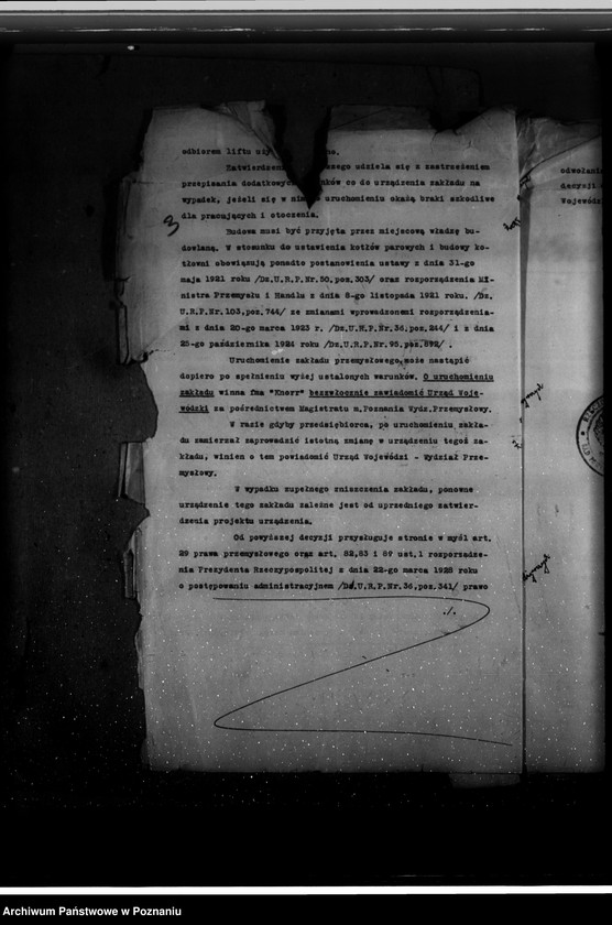 Obraz 7 z jednostki "/Sprawy wodne firmy "Knorr" ul. Starołęcka/"