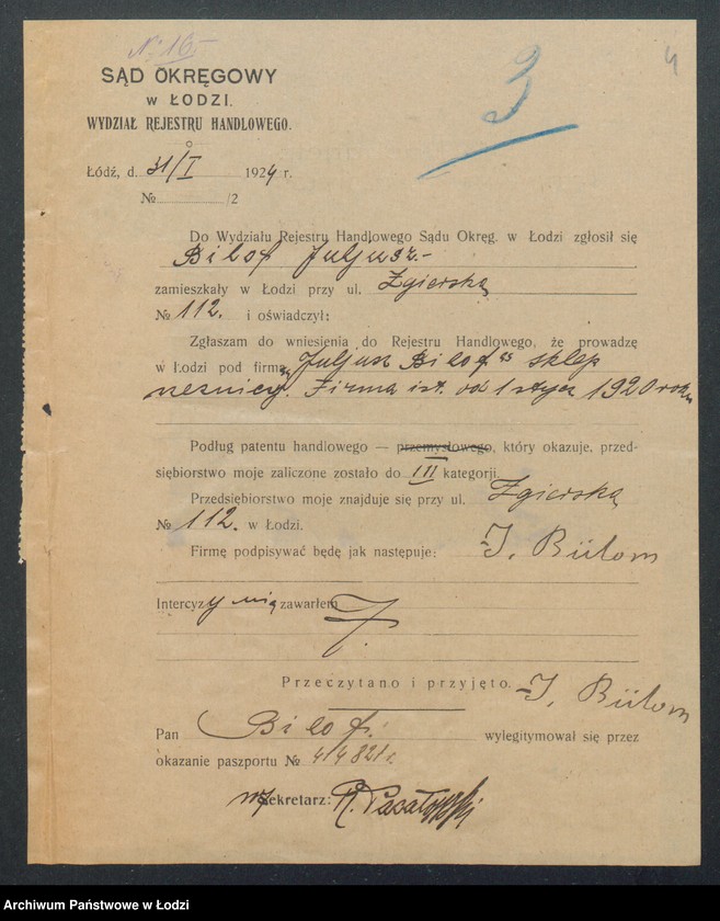 Obraz 6 z jednostki "Juljusz Bilof – sklep rzeźniczy"