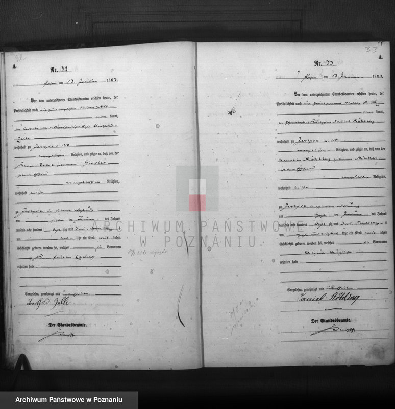 Obraz 18 z jednostki "Księga urodzeń t. I"