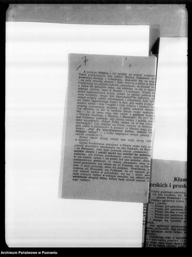 Obraz 10 z jednostki "Zjazd działaczy Górnego Śląska, regulamin wieców, raporty informacyjne na temat Śląska, księga przychodów i rozchodów z plebiscytu."