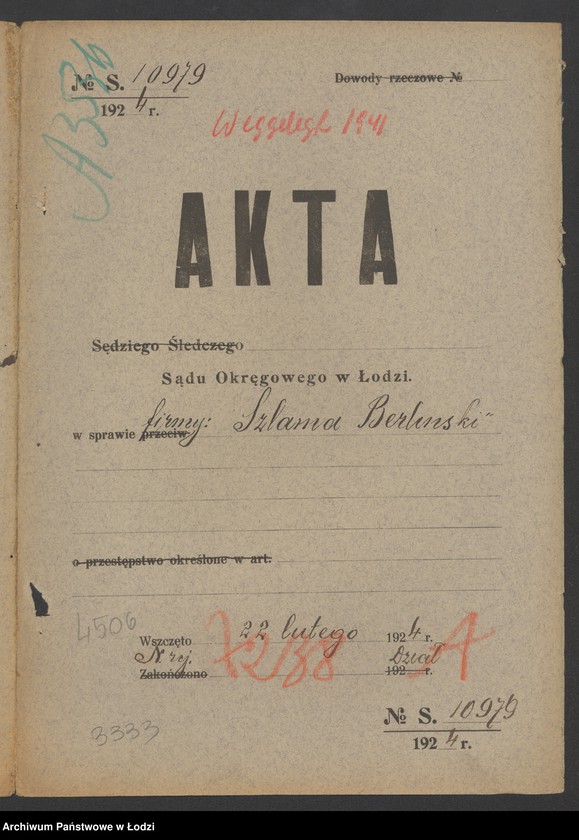 Obraz 2 z jednostki "Szlama Berliński – sprzedaż podszewek"