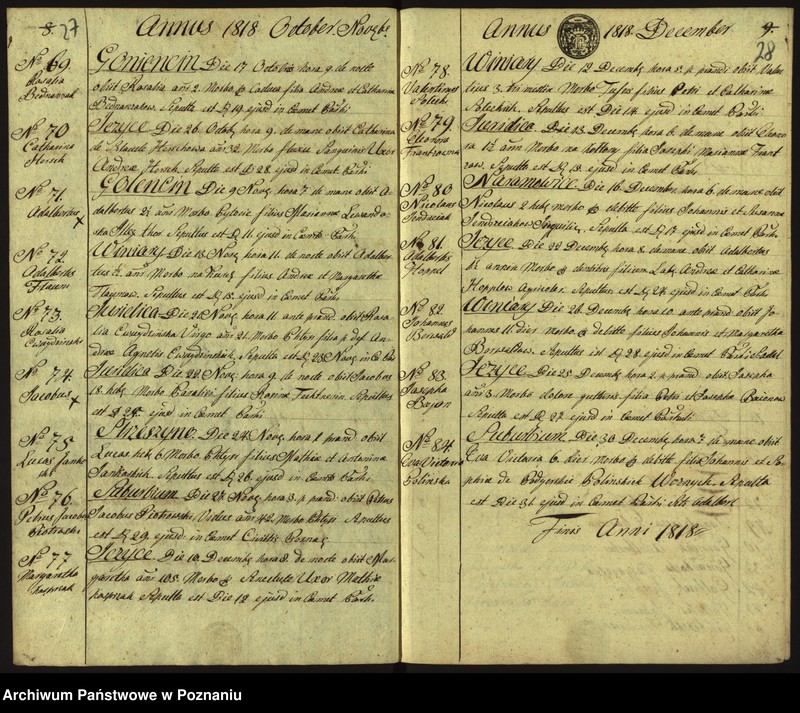 Obraz 17 z jednostki "Księga zgonów"