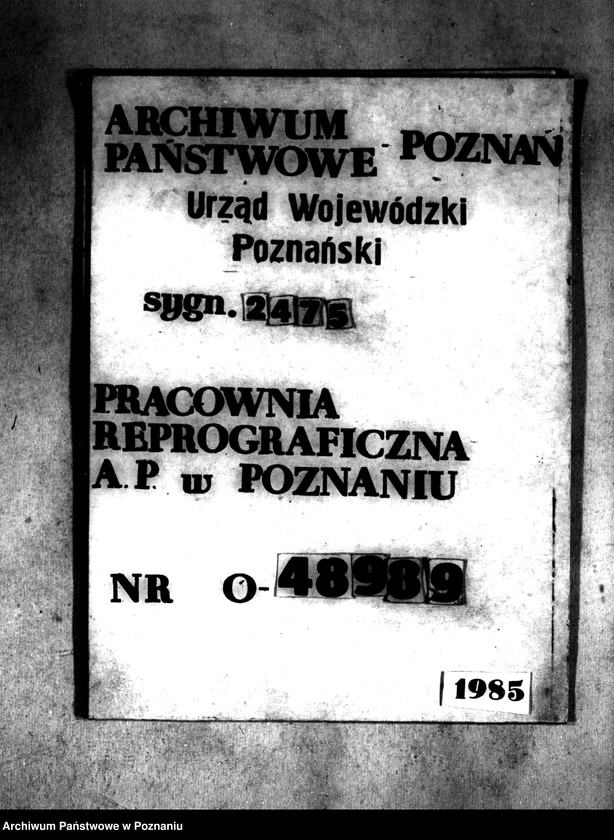 Obraz 1 z jednostki "Ustalenie granic rozparcelowanych części majątku Sławsk powiatu konińskiego"