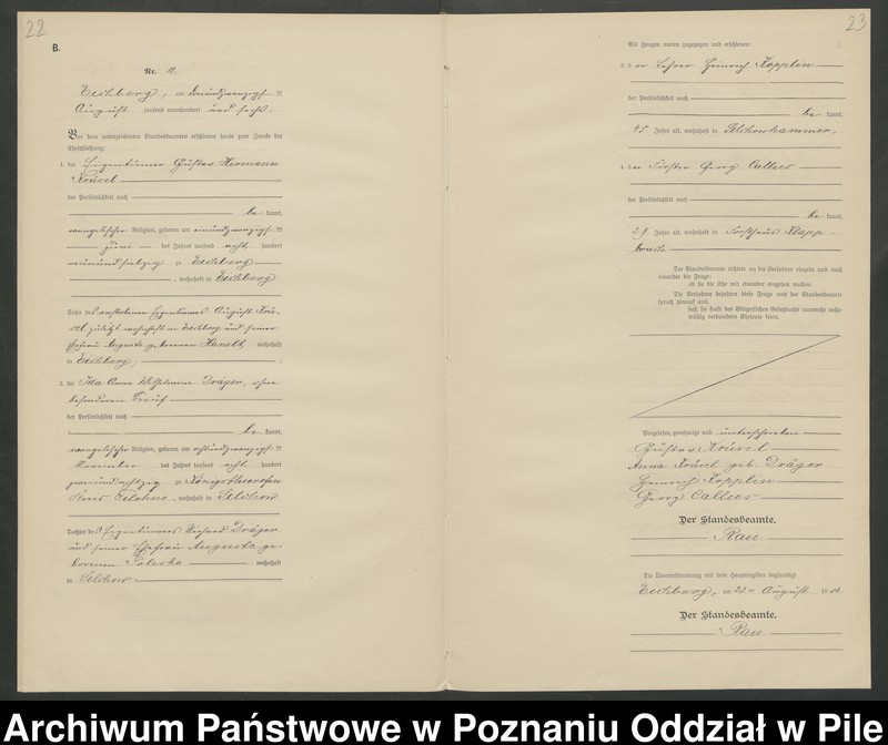 Obraz 14 z jednostki "Księga małżeństw"