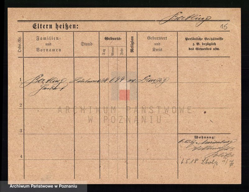 Obraz 17 z jednostki "Bertel - Betcher (Böttcher)"