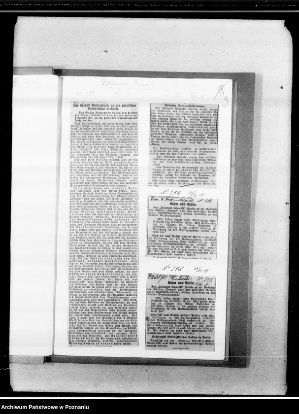Obraz 13 z jednostki "Sprawa wolnego miasta Gdańska [wycinki prasowe z gazety "Danziger Neueste Nachrichten"]"
