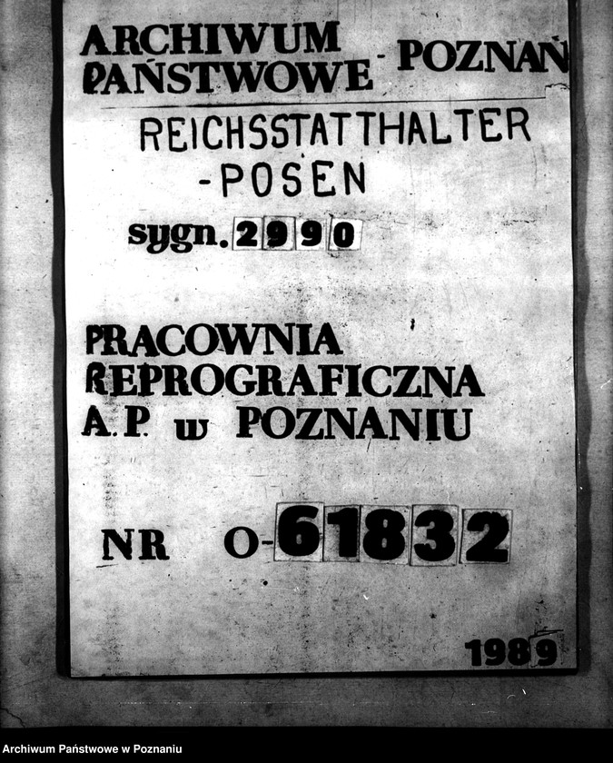 Obraz 1 z jednostki "Antrag für Kleingartenkolonie "Prinz - Eugen - Strasse" (Poznań)"