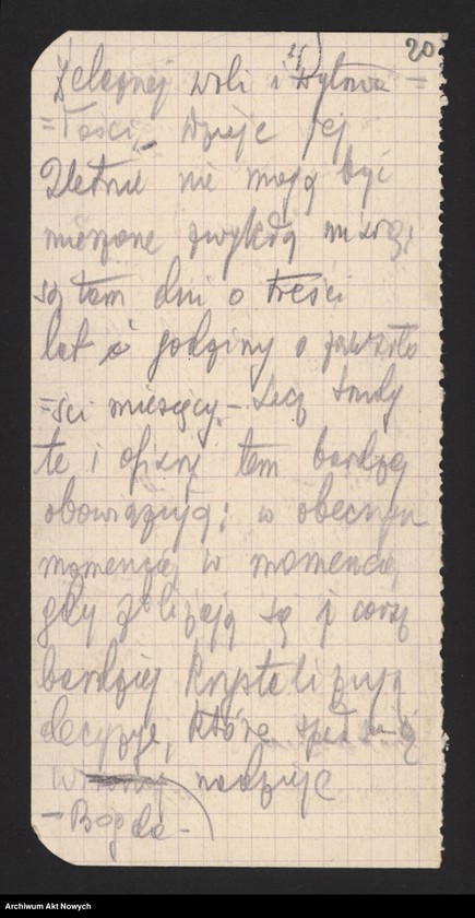 image.from.unit.number "Działalność wojskowo-polityczna Władysława Sikorskiego w czasie I wojny światowej w Naczelnym Komitecie Narodowym, Polskim Korpusie Posiłkowym, wśród internowanych wojskowych polskich na Węgrzech oraz w Galicji. Protokół, pokwitowanie, teksty wierszy i piosenek, korespondencja."