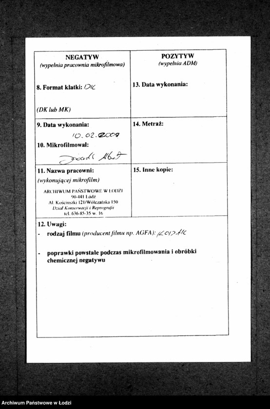 Obraz 3 z jednostki "Akta małżeństw i zgonów"