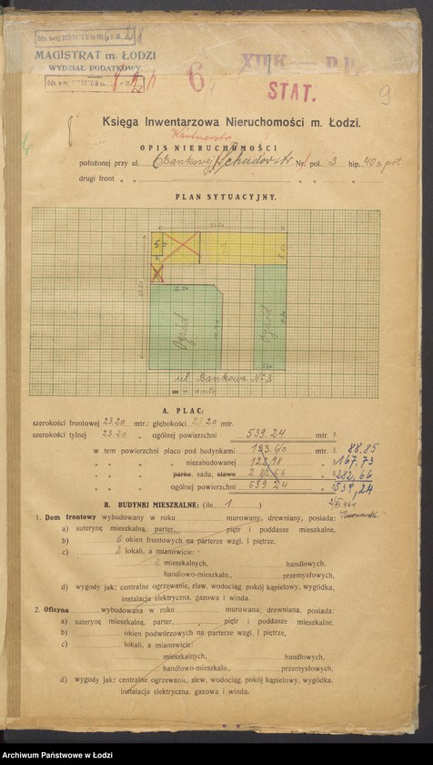 image.from.unit.number "Księga inwentarzowa nieruchomości m. Łodzi ul. Bankowa"