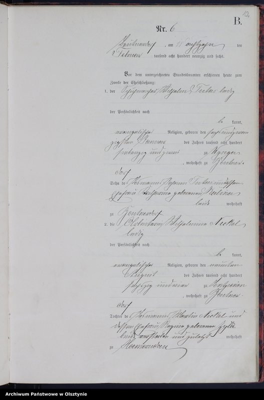 image.from.unit.number "Heiraths-Haupt-Register Nr 1 - 40"