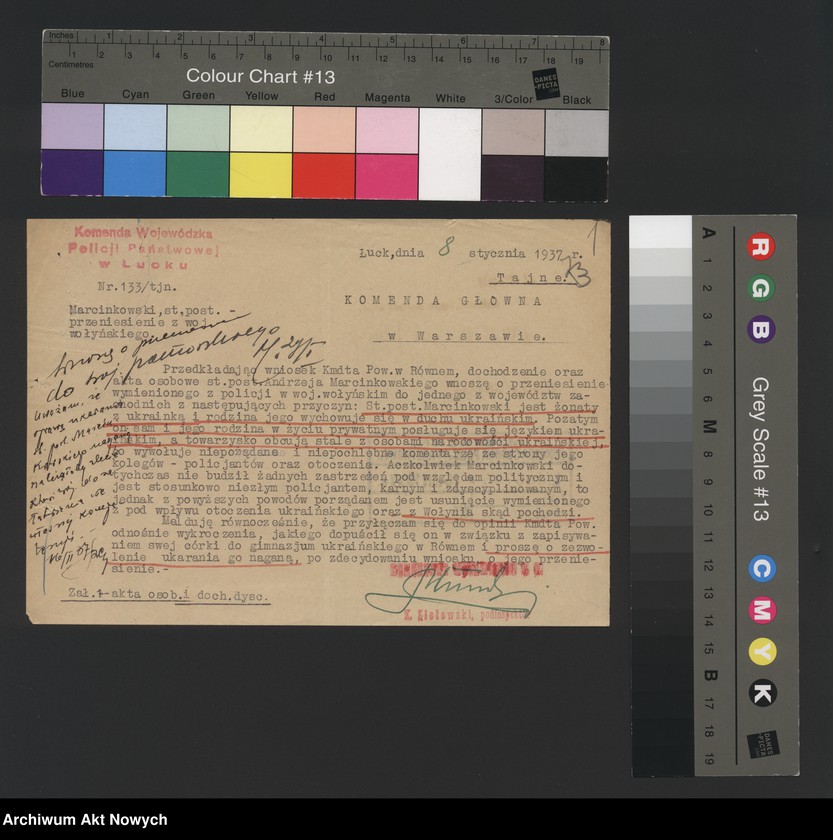 image.from.unit.number "Przeniesienia służbowe urzędników i pracowników kontraktowych Policji Państwowej. Orzeczenie, opinie, raporty, wnioski, sprawozdanie, korespondencja."