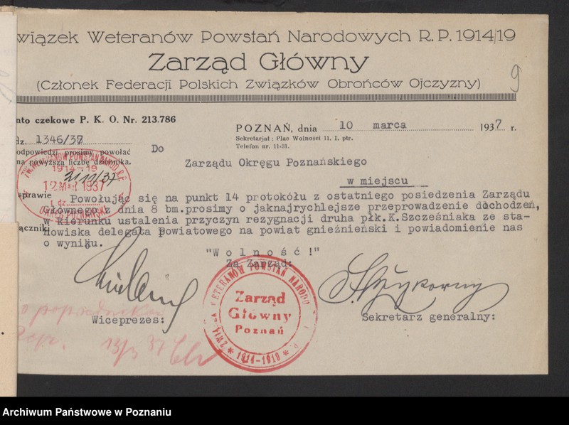 Obraz 12 z jednostki "Gniezno - akta delegata powiatowego."
