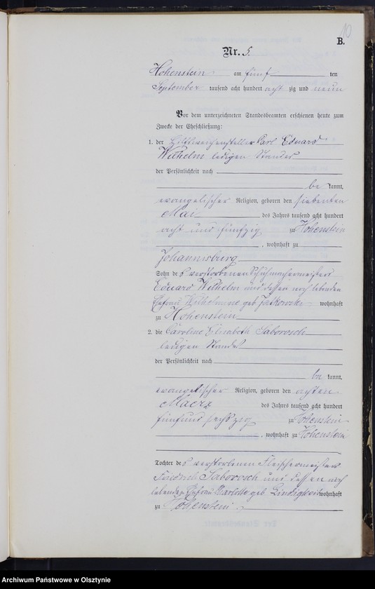 image.from.unit.number "Heiraths-Neben-Register Nr 1 - 14"