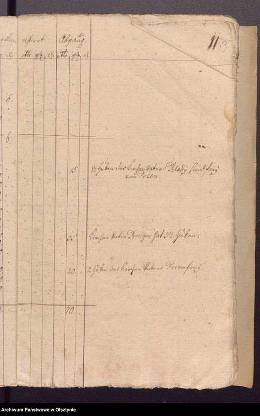 image.from.unit.number "Jahr Kirchen Rechnung der Widminschen Kirchen aller Einnahme und Ausgabe wie auch Bau-Rechnung"
