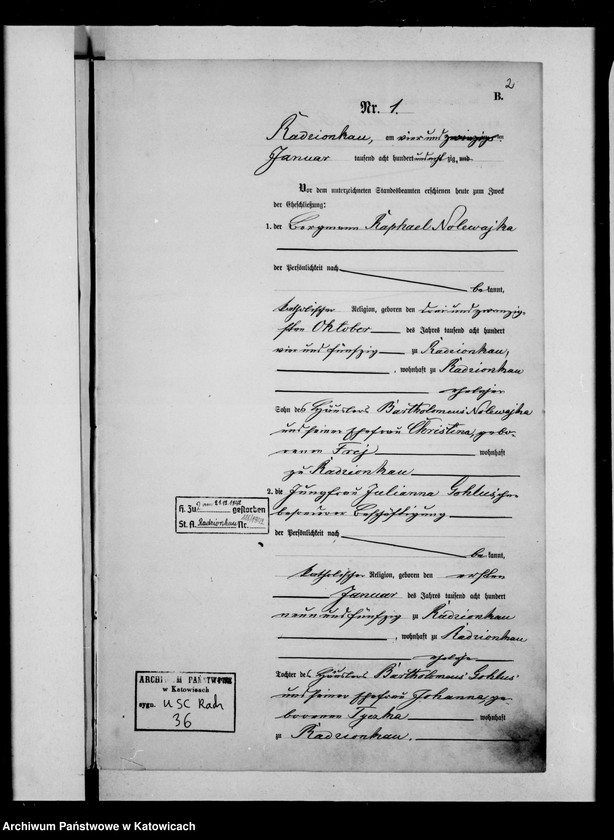 image.from.unit.number "Księga małżeństw za rok 1879 [nr 1-28]"