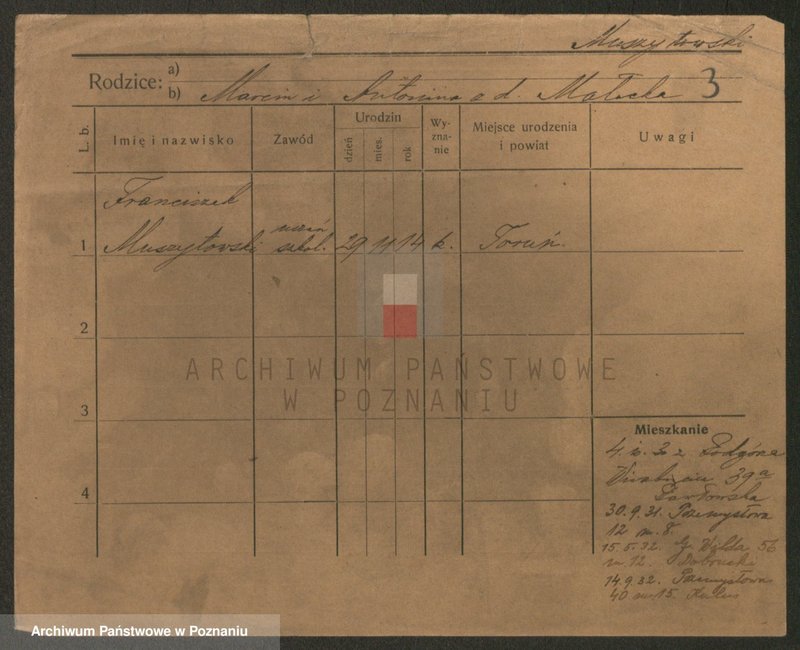 Obraz 3 z jednostki "Muszytowski - Mzykiewicz"