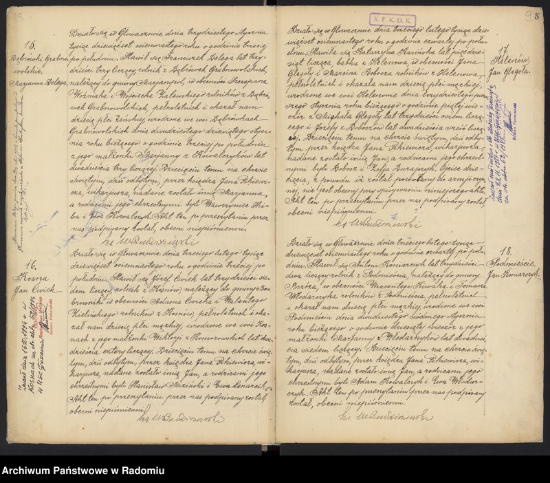 image.from.unit.number "Urząd Stanu Cywilnego w Głowaczowie Akta urodzeń, małżeństw, zgonów 1918 rok"