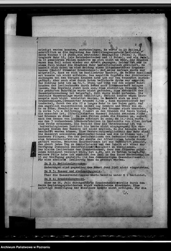 Obraz 6 z jednostki "Stand des Gesundheitswesens im Kreise Lentschütz (Łęczyca)"