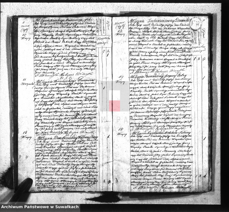 image.from.unit.number "Akta zejścia gminy wiżańskiey obwodu seyneńskiego, w województwie augustowskim od dnia 1-go stycznia do 31 grudnia 1825 roku"
