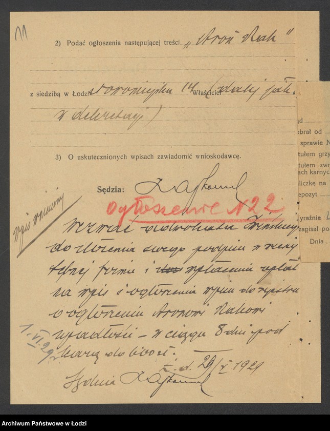 Obraz 13 z jednostki "Aron Rak- sprzedaż cukierków, czekolady i towarów kolonialnych"