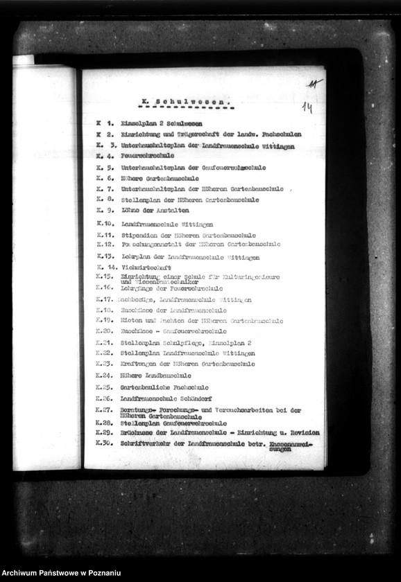 Obraz 18 z jednostki "Aktenverzeichnis - Abteilung IV, Kultur."