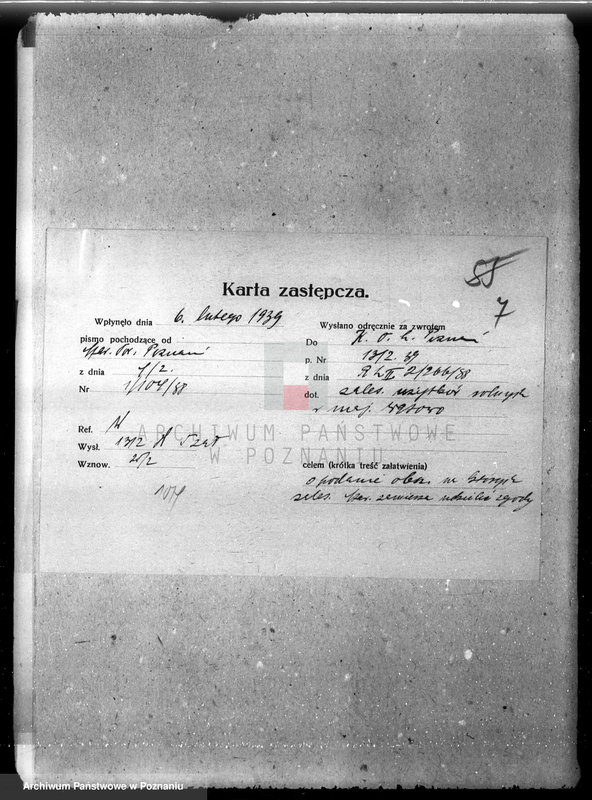 Obraz 12 z jednostki "/Majętność leśna Wąsowo w powiecie nowotomyskim/"