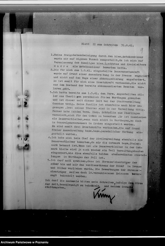 Obraz 13 z jednostki "Kunz, Lothar - komisarz obwodowy"