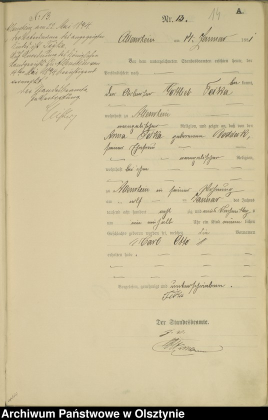 image.from.unit.number "Geburts-Haupt-Register Nr 1 - 316"