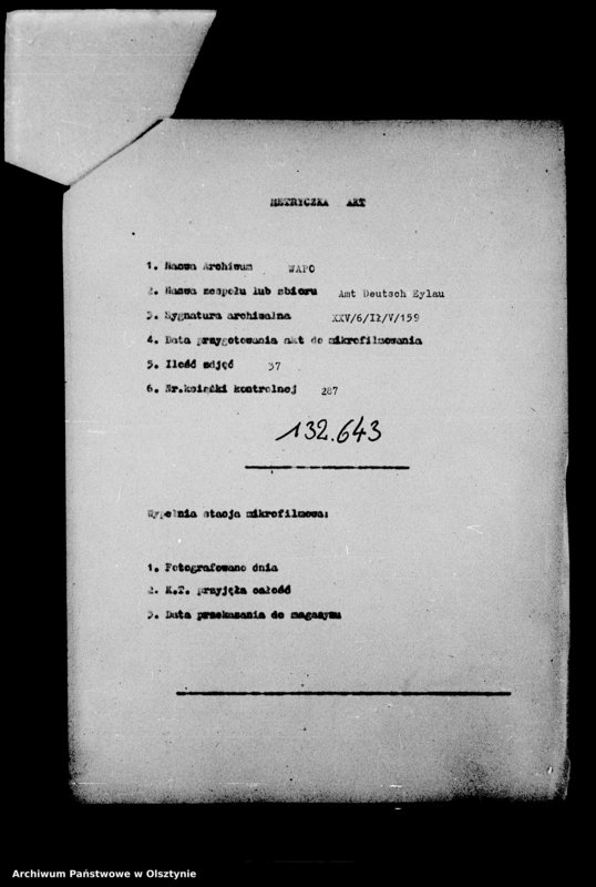 image.from.unit.number "Kirchen-Rechnung der Stadt Deutsch Eylau"