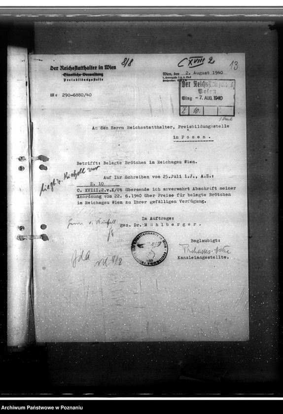 Obraz 18 z jednostki "Regelung der Speisepreise in Gaststätten und Beherbergungsbetrieben"