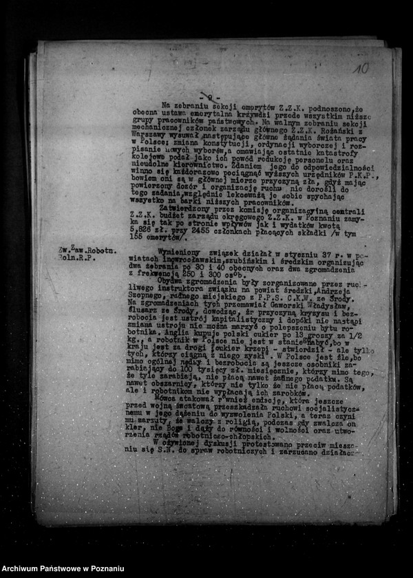 Obraz 14 z jednostki "Sprawozdania okresowe ze stanu bezpieczeństwa za miesiące styczeń, luty, marzec 1937 r. /nr 1-3/"