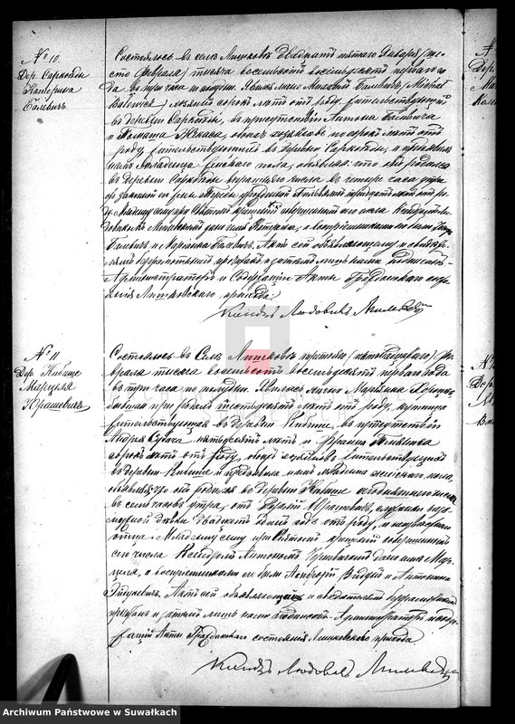 Obraz 10 z jednostki "Duplikat Liškovskago Rimsko- Katoličeskago Prichoda 1881 goda"