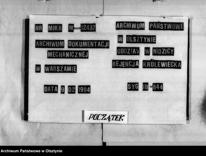 image.from.unit.number "Personal-Akten den Regierungsobersekretär als Büreauvorsteher Franz Schulz"