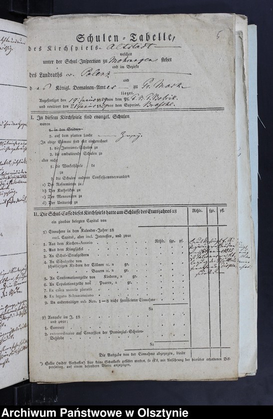 image.from.unit.number "Schulen-Tabelle des Kirchspiels Altstadt"