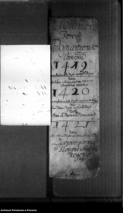 Obraz 7 z jednostki "Resignationes ,inscriptiones, relationes, decreta [protocollon]"