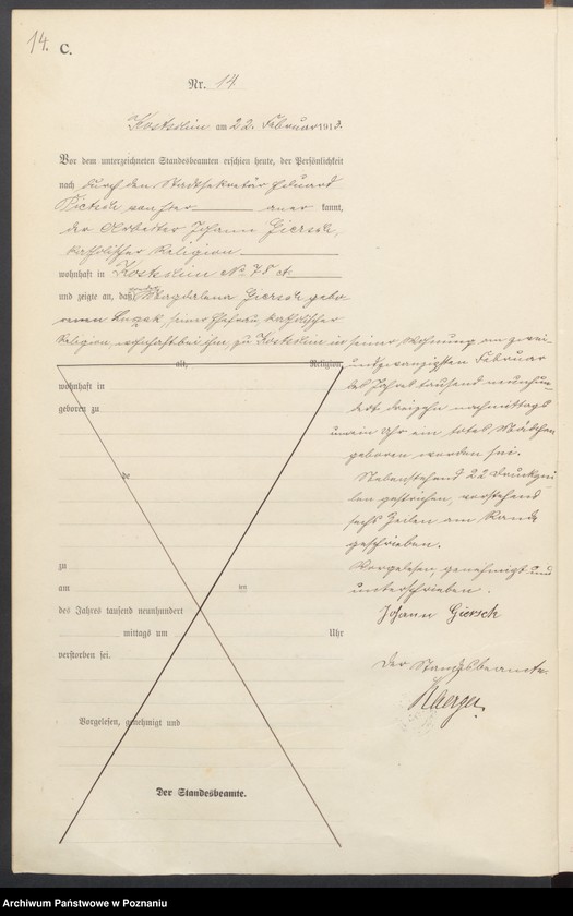 Obraz 16 z jednostki "Sterbe-Haupt-Register"