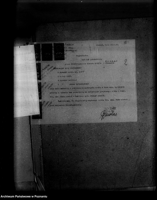 Obraz 6 z jednostki ""Huta miedzi" w Rudniczach powiat poznański nr porządkowy kotła 106"