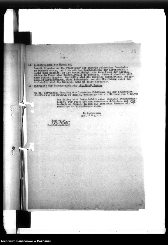 Obraz 20 z jednostki "Anordnungen, Vordrucke etc."